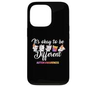 Autism Awareness Cat It’s Ok to Be Different Finny Autistic Carcasa para iPhone 13 Pro