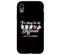 Autism Awareness Cat It’s Ok to Be Different Finny Autistic Carcasa para iPhone XR