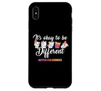 Autism Awareness Cat It’s Ok to Be Different Finny Autistic Carcasa para iPhone XS MAX
