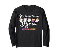 Autism Awareness Cat It’s Ok to Be Different Finny Autistic Manga Larga