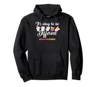 Autism Awareness Cat It’s Ok to Be Different Finny Autistic Sudadera con Capucha