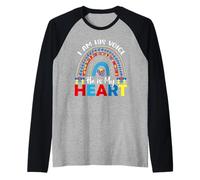 Autism Awareness Dad Camiseta Manga Raglan