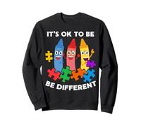 Autism Awareness Day Gift It’s Ok To Be Different Autistic Sudadera