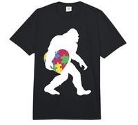 Autism Awareness Day Yeti - Love and Neurodiversity Comfort Colors Adult Heavyweight T-Shirt
