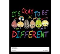 Autism Awareness Notebook: Celebrating Differences with Apple Theme for Teachers and Kids