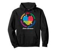 Autism Awareness Respect Love Support Blue Autism Sudadera con Capucha