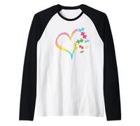 Autism Awareness Shirt Women Autism Mon T-Shirt Camiseta Manga Raglan