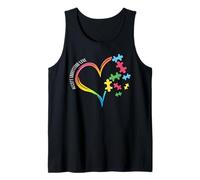 Autism Awareness Shirt Women Autism Mon T-Shirt Camiseta sin Mangas