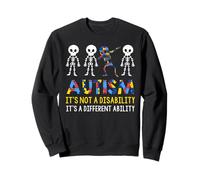 Autism Awareness Skeleton Dabbing Autistic Kids Awareness Sudadera