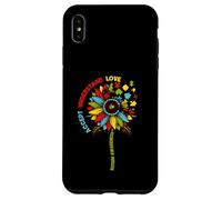 Autism Awareness Sunflower Men Women Kids Autism Sunflower Carcasa para iPhone XS MAX
