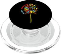 Autism Awareness Sunflower Men Women Kids Autism Sunflower PopSockets PopGrip para MagSafe