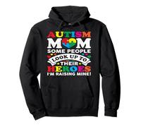 Autism Awareness Women Mom Mother's Day Proud Autism Mom Sudadera con Capucha