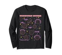 Autism Awareness Women Neurodiverse Universe Sped Teacher Manga Larga