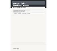 Autism Daily Routine Planner for Adults with Executive Dysfunction