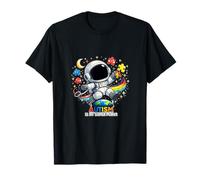 Autism Is My Super Power, Pieza de Rompecabezas de Astronauta Lindo Camiseta