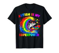 Autism is My Super Power Shark Gafas de Sol para Hombres, Mujeres y niños Camiseta