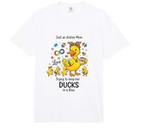 Autism Mom Autism Awareness Gift Humor Therapy Caregiver Comfort Colors Adult Heavyweight T-Shirt