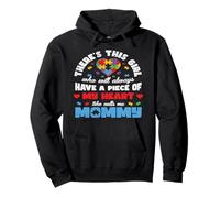 Autism Mom For Daughter Mother's Day Autism Awareness Month Sudadera con Capucha