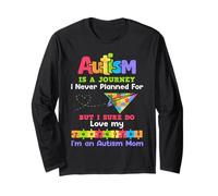 Autism Mom Women Mother's Day Autism Awareness Mom Manga Larga