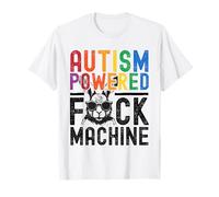 Autism Powered F#Ck Machine Funny Meme Bunny Autistic Camiseta