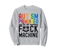 Autism Powered F#Ck Machine Funny Meme Bunny Autistic Sudadera