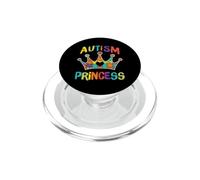 Autism Princess Daughter Autistic Pride Awareness Girl PopSockets PopGrip para MagSafe