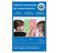 Autism Supplies & Developments Panel Conducta A3 - Póster Resistente - Diseño Simple Mejora Comportamiento -Juguetes Autismo - ABA Casa y Escuela -Regalos Niños -Pictogramas Español