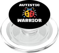 Autism Support Simple Quote Autistic Warrior PopSockets PopGrip para MagSafe