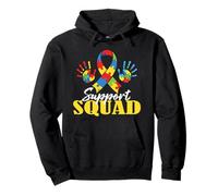 Autism Support Squad - Equipo de Grupo Familiar de concienciación sobre el Autismo Sudadera con Capucha