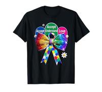 Autismo Aceptación Arco Iris Joya Aceptar Entender Amor Camiseta