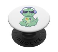 Autismo Aceptación Dinosaurio Auriculares Infinity Symbol T-Rex PopSockets PopGrip Adhesivo
