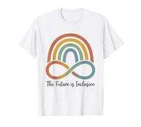 Autismo Conciencia Neurodiversidad Rainbow Infinity Camiseta