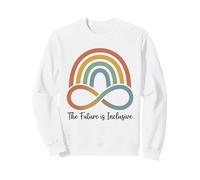 Autismo Conciencia Neurodiversidad Rainbow Infinity Sudadera