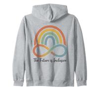 Autismo Conciencia Neurodiversidad Rainbow Infinity Sudadera con Capucha