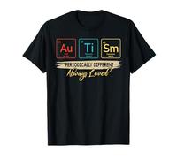 Autismo Concientización Química Tea Diversión Discapacidad Tabla Periódica Camiseta