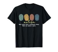 Autismo de Huellas Dactilares, Cada Huella Cuenta una Historia Diferente Camiseta