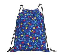 Autismo_Dhegrjfir000001 Bolsa De Gimnasio Fácil De Doblar Mochila con Cordón Ligera Bolsa De Cuerdas para Hombres Almacenamiento Al Aire Libre 36X42Cm