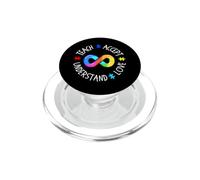 Autismo Enseñar Aceptar Comprender el Amor Maestro de Concientización sobre el Autismo PopSockets PopGrip para MagSafe