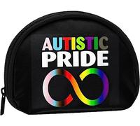 Autismo Fuerte Mujeres y niñas Lindo Moda Monedero Cartera Bolsa Cambio Bolsa Llavero