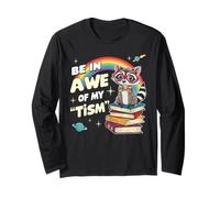 Autismo Funny Be In Awe of My 'Tism Meme Autistic Raccoon Kid Manga Larga