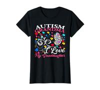 Autismo Grandma I Love My Granddaughter Día de concienciación sobre el autismo Camiseta