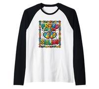 Autismo Hermano Autismo Hermano Autismo Hermana Camiseta Manga Raglan