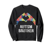 Autismo Hermano Concientización Mes Orgulloso Vintage Autism Brother Sudadera