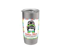 Autismo Mamá Irrompible Vaso térmico de acero inoxidable de doble pared