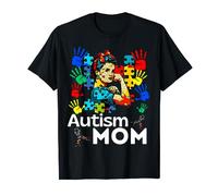 Autismo mamá navegando autismo T madre española hispana mamá Camiseta