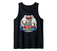 Autismo Nana Koala Bear, Neurodivergente TDAH, Batido de Donut Camiseta sin Mangas