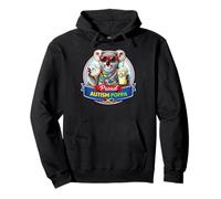 Autismo Poppa Koala Bear, neurodivergente TDAH Donut Milkshake Sudadera con Capucha