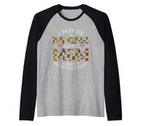 Autismo Puedo Ser No Verbal Pero Mi Mamá No Recuerda Eso Camiseta Manga Raglan
