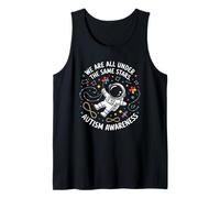 Autismo Todos estamos bajo las mismas estrellas Astronauta espacial Camiseta sin Mangas