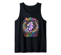 Autismo Unicornio Bailando a una Conciencia de Ritmo Diferente Camiseta sin Mangas